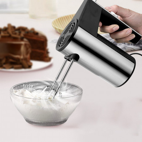 Hikeren Hikeren Handmixer 350W Elektro Mixer,5 Geschwindigkeiten,Mit Schneebesen,Ruhrstab  Ручной миксер Hikeren Электрический миксер, 350 Вт, 5 скоростей, с венчиком, рурская палочка