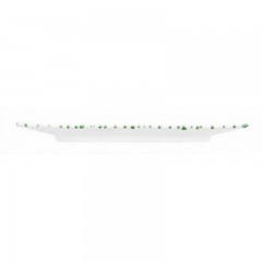 Gmundner Keramik Gmundner Keramik Grungeflammt Platte rechteckig 30x20x2,5 cm Тарелка Gmundner керамическая зеленая огненная прямоугольная 30x20x2,5 см