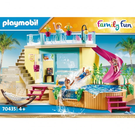 PLAYMOBIL PLAYMOBIL 70435 Bungalow mit Pool PLAYMOBIL 70435 Бунгало с бассейном