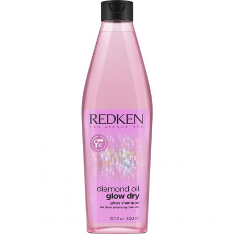 Redken (Редкен) Diamond Oil Glow Dry Gloss Shampoo Шампунь, оживляющий волосы, 300 мл