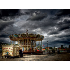 CALVENDO Puzzle CALVENDO Puzzle Old Kreisverkehr Пазл CALVENDO Puzzle Старая карусель