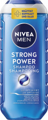 NIVEA MEN Strong Power Shampoo, 250 ml, Нивеа Мужской шампунь укрепляющий, морские минералы, сила и объём, 250 мл