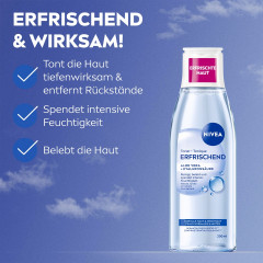 NIVEA Toner erfrischend Aloe Vera + Hyaluronsaure, 200 ml, Нивеа тоник гиалуроновая кислота, алоэ вера 200 мл