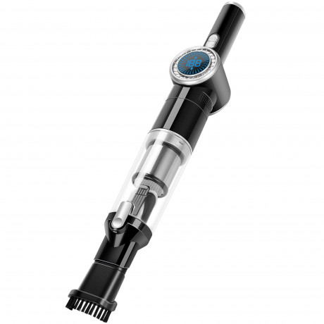 TURBOTRONIC BY Z-LINE Handstaubsauger 15 kpa, 26 Min. Laufzeit, ultra-Leichtgewicht Boden Staubsauger 90 W schwarz/silber Беспроводной ручной пылесос TurboTronic by Z-L 90 Вт, с зарядной станцией, черный/серебристый