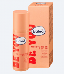 Balea Gesichtscreme be you moisturizer, LSF 30, 50 ml, Balea Крем для лица BE YOU SPF 30 (Германия) с гиалуроновой кислотой и пантенолом, увлажняющий дневной крем с защитой от UVA/UVB, 50 мл,