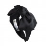 Filippa Firenze Satin Bow- Satin Haarreif mit Schleife Schwarz Satin Bow атласная повязка на голову с бантом