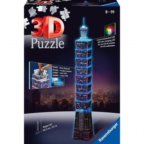 Ravensburger 3D-Puzzle Night mit LED Ночная 3D-головоломка со светодиодной подсветкой