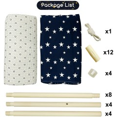 Arkmiido® Kinderzelt Tipi Sternenhimmel Spielzelt Детская палатка вигвам звездное небо игровая палатка