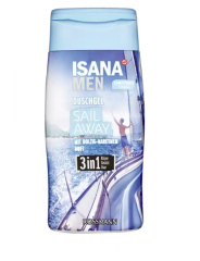 ISANA MEN 3in1 Duschgel Sail Away  Гель для душа  с питательными ингредиентами для длительного ощущения свежести 300 г