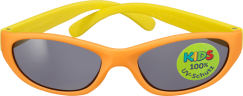 SUNDANCE Sonnenbrille fur Kinder Солнцезащитные очки для детей Front orange, Bugel gelb, 1 шт.