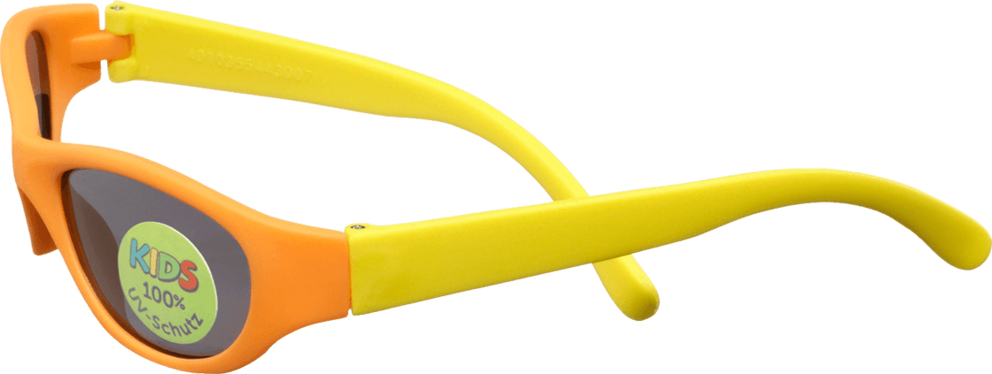 SUNDANCE Sonnenbrille fur Kinder Солнцезащитные очки для детей Front orange, Bugel gelb, 1 шт.