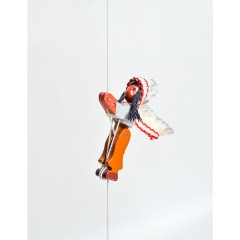 Holzspielzeug Kletterfigur Indianer Деревянная игрушка-скалолаз индеец