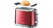 Grundig Grundig Red Sense Toaster TA 6330 rot/edelstahl, 950 Watt, fur 2 Scheiben Toast  rot/edelstahl Grundig Red Sense Toaster TA 6330 красный/нержавеющая сталь, 950 Вт, на 2 ломтика тостов