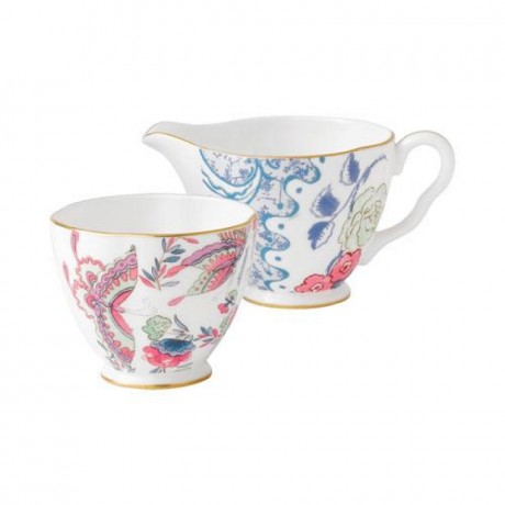 Wedgwood Wedgwood 'Butterfly Bloom' Zuckerdose & Giesser h: 5 cm Wedgwood "Butterfly Bloom" сахарница с наливным стаканом, высота: 5 см