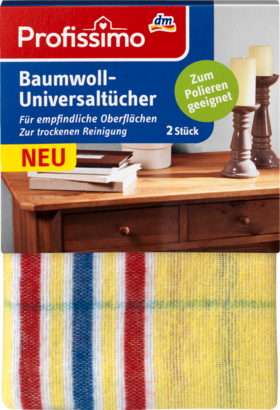 Profissimo Хлопковые полотенца Универсальные, 2 шт