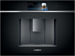 SIEMENS SIEMENS Einbau-Kaffeevollautomat CT718L1B0, iQ700, Einbau-Kaffeevollautomat, Schwarz  Встраиваемая полностью автоматическая кофемашина SIEMENS CT718L1B0, iQ700, встраиваемая полностью втоматическая кофемашина, черный
