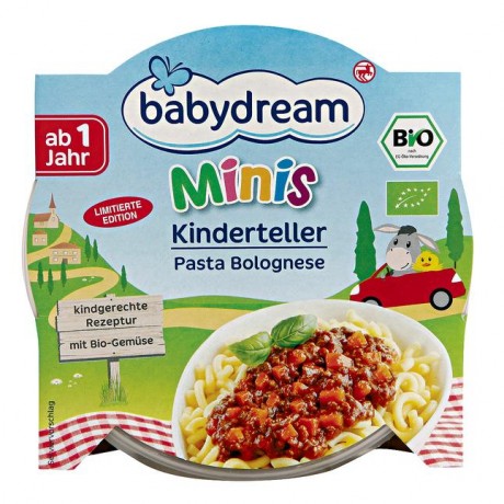 Minis Bio для детей teller Pasta Bolognese