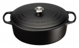 Le Creuset LE CREUSET Br\u00e4ter oval 35cm schwarz SIGNATURE schwarz LE CREUSET Br>4ter овал 35см черный SIGNATURE