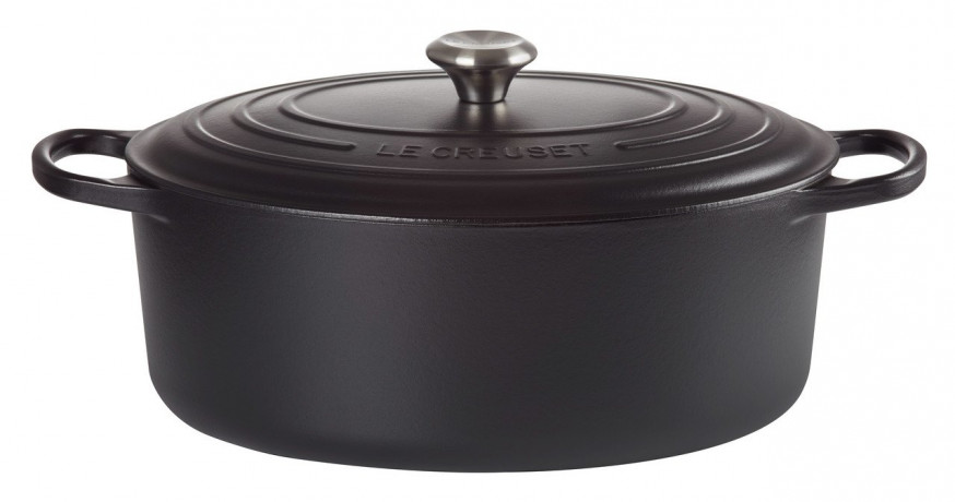 Le Creuset LE CREUSET Br\u00e4ter oval 35cm schwarz SIGNATURE schwarz LE CREUSET Br>4ter овал 35см черный SIGNATURE