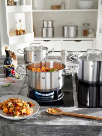 ZWILLING ZWILLING Topfset 5-tlg. TWIN CLASSIC silber Набор горшков ZWILLING 5 шт. ДВУХ КЛАССИК