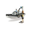 Bruder bworld Polizei Schlauchboot mit Licht und zwei Figuren Полицейская лодка bworld со светом и двумя фигурками