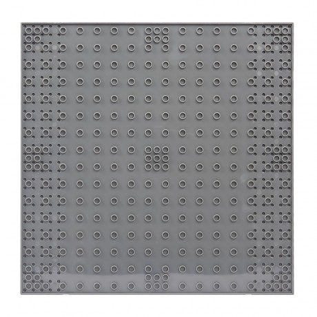 Open Bricks stapelbare Strassenplatte Platte 32x32 Noppen grau Kurve штабелируемая дорожная плита 32x32 ручки серая кривая