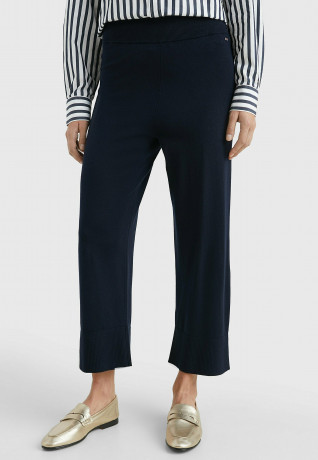 Tommy Hilfiger CROPPED STRAIGHT LEG Trousers desert sky УКОРОЧЕННЫЕ ПРЯМЫЕ БРЮКИ Брюки небо пустыни