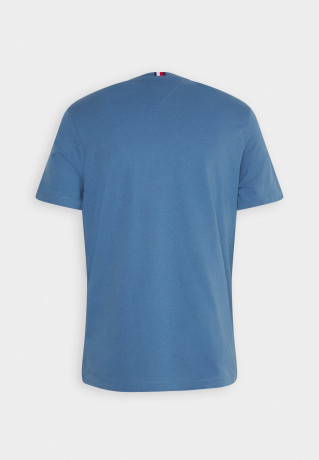 Tommy Hilfiger SHADOW TEE UNISEX Print T-shirt blue coast SHADOW TEE UNISEX Футболка с принтом голубое побережье