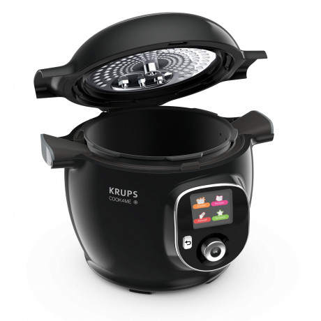 Krups Krups Multikocher Multikocher Cook4me+ Gourmet CZ7128, 1600 W, 6,00 l Schussel, 150 vorinstallierten Rezepten, Antihaft Kochbehalter  Мультиварка Krups Cook4me+ Gourmet CZ7128, 1600 Вт, чаша 6,00 л, 150 предустановленных рецептов, емкость для пригот