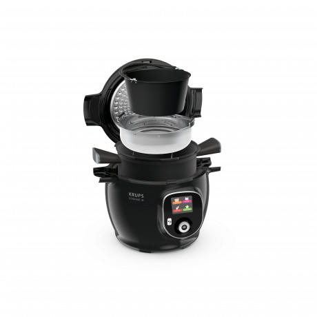 Krups Krups Multikocher Multikocher Cook4me+ Gourmet CZ7128, 1600 W, 6,00 l Schussel, 150 vorinstallierten Rezepten, Antihaft Kochbehalter  Мультиварка Krups Cook4me+ Gourmet CZ7128, 1600 Вт, чаша 6,00 л, 150 предустановленных рецептов, емкость для пригот