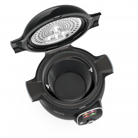 Krups Krups Multikocher Multikocher Cook4me+ Gourmet CZ7128, 1600 W, 6,00 l Schussel, 150 vorinstallierten Rezepten, Antihaft Kochbehalter  Мультиварка Krups Cook4me+ Gourmet CZ7128, 1600 Вт, чаша 6,00 л, 150 предустановленных рецептов, емкость для пригот