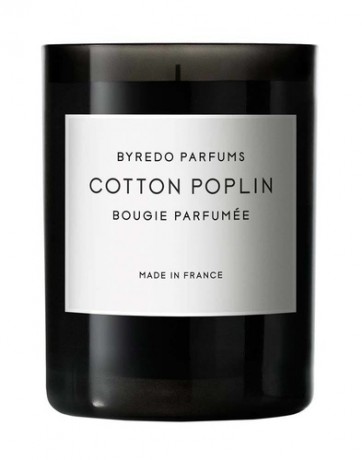Byredo Cotton Poplin Candle, Комнатная свеча 240 г