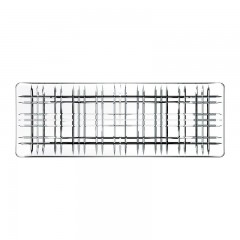 Nachtmann Nachtmann Square Platte rechteckig Glas 42x15x2,4 cm Nachtmann Square Тарелка прямоугольная стеклянная 42x15x2,4 см