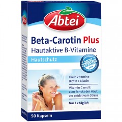 Abtei (Абтай) Beta-Carotin Plus Hautaktive B-Vitamine 50 шт