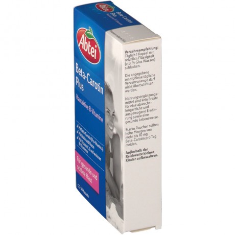 Abtei (Абтай) Beta-Carotin Plus Hautaktive B-Vitamine 50 шт
