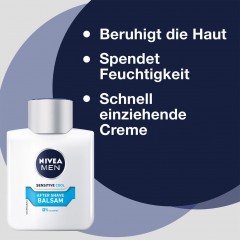 Nivea Sensitive Cool After Shave Balsam  Чувствительный прохладный бальзам после бритья