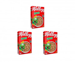 Набор 3 шт х 400 г Kelloggs Smacks Германия, Сухие завтраки, пшеничные хлопья с медом, хрустящие, для завтрака