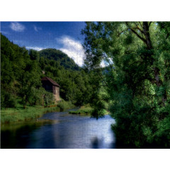 CALVENDO Puzzle CALVENDO Puzzle An der Grenze Franzosisch Пазл CALVENDO Puzzle На французской границе
