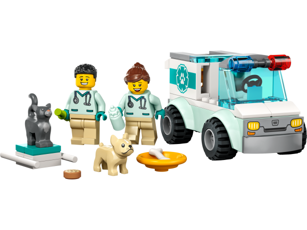 Lego Tierrettungswagen грузовик для спасения животных