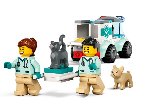 Lego Tierrettungswagen грузовик для спасения животных