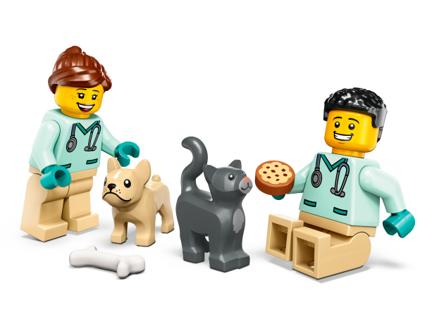 Lego Tierrettungswagen грузовик для спасения животных