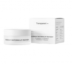 Transparent Lab Overnight Restoring Lip Treatment, 15ml, Ночная маска для губ восстанавливающий бальзам для губ, от сухости и трещин, с керамидами и пантенолом, 15 мл