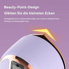 Hikeren Hikeren Dampfbugeleisen um 180° klappbarer Griff Bugeleisen zum Aufhangen, 1000 W Lila Паровой утюг Hikeren, подвесной утюг со складной ручкой 180°, 1000 Вт