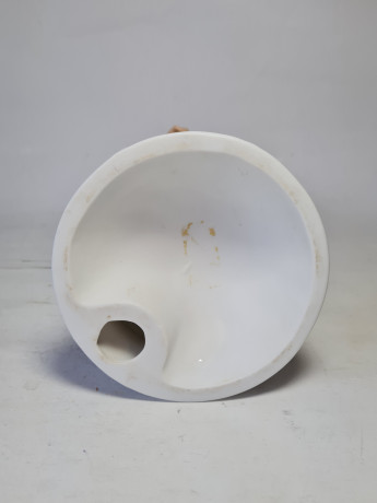 Статуэтка фарфоровая винтажная "Девушка с розой", 31 x 11 см, Германия, 1960-70гг.