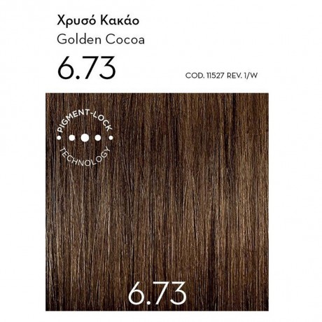 KORRES ARGAN OIL Hochentwickelte Haarcoloration Golden Cocoa 6.73 145 ml ARGAN OIL Улучшенная краска для волос Golden Cocoa 6.73