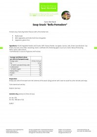 Krauterhaus Sanct Bernhardt Soup Snack "Bella Pomodore", 20 г