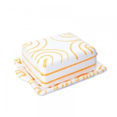 Gmundner Keramik Gmundner Keramik Gelbgeflammt Butterdose 125 g Gmundner Ceramics Сливочное масло с желтым пламенем 125 г