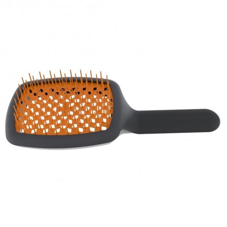 Giorgio Janeke Curvy Brush quot;Mquot; Vented Black Orange Пышная кисть "М" Вентилируемый черный оранжевый