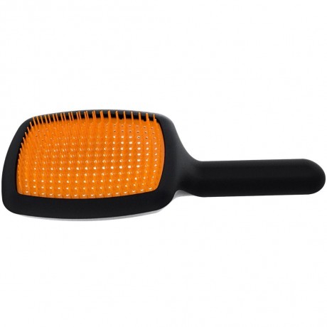 Giorgio Janeke Curvy Brush quot;Mquot; Vented Black Orange Пышная кисть "М" Вентилируемый черный оранжевый