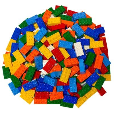LEGO LEGO Duplo 2x4 Steine - Grundbausteine 3011 BRANDNEU - 80x LEGO Duplo 2x4 Bricks — Базовые строительные блоки 3011 АБСОЛЮТНО НОВЫЙ — 80x